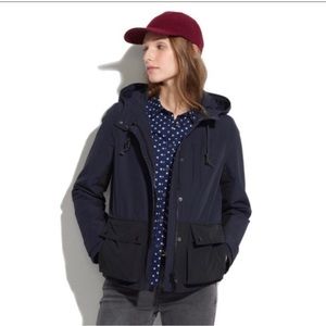 Madewell Navy All-weather Urban Anorak Jacket XS